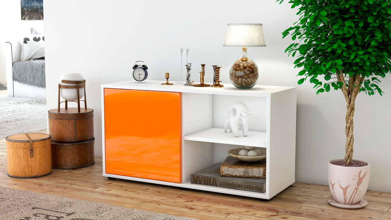 Lowboard Adelia, Orange (92x49x35cm) - Stil.Zeit Möbel GmbH