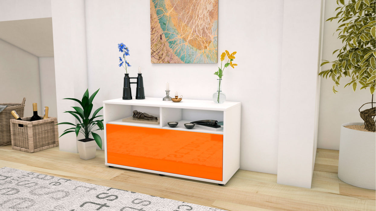 Lowboard Agostina, Orange (92x49x35cm) - Stil.Zeit Möbel GmbH