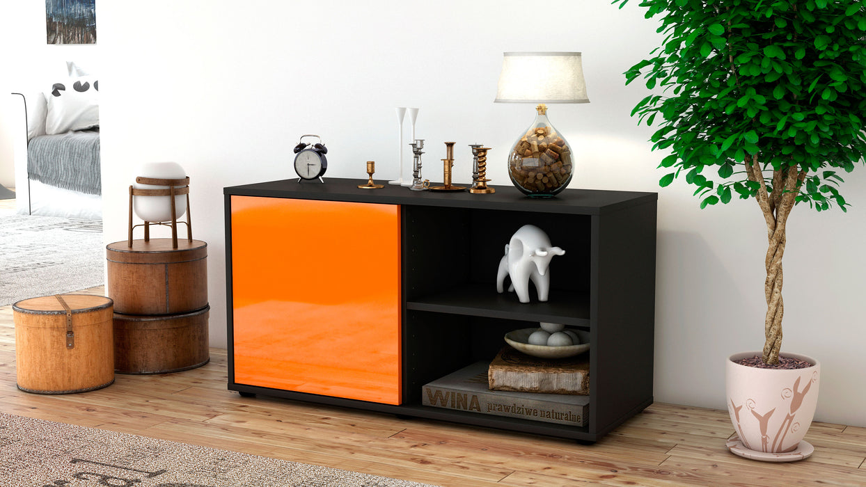 Lowboard Adelia, Orange (92x49x35cm) - Stil.Zeit Möbel GmbH