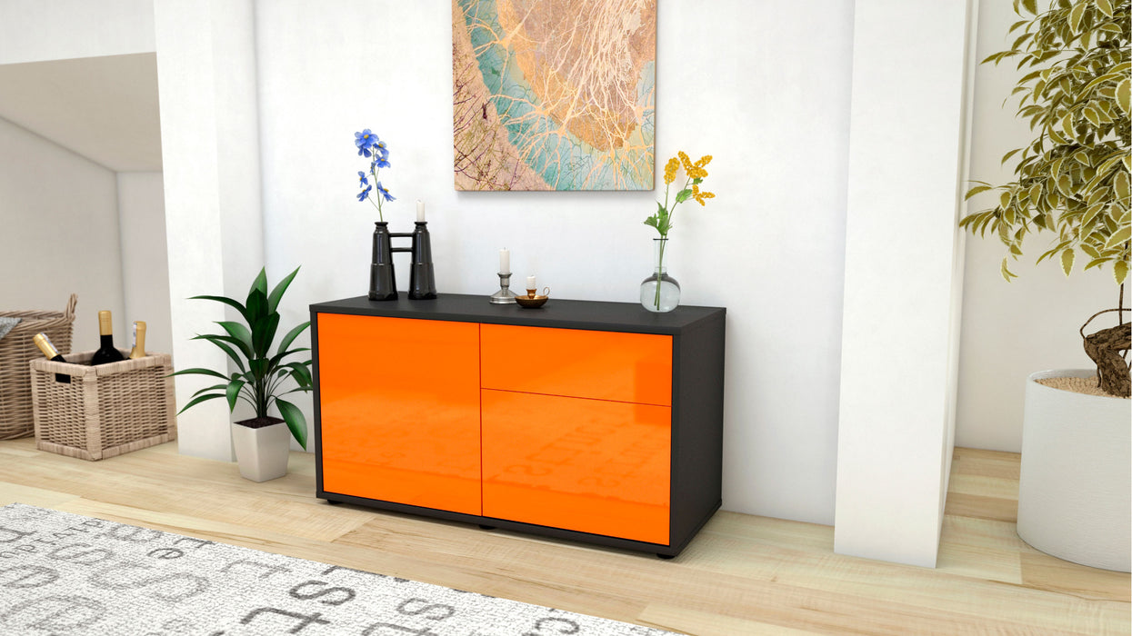 Lowboard Aja, Orange (92x49x35cm) - Stil.Zeit Möbel GmbH