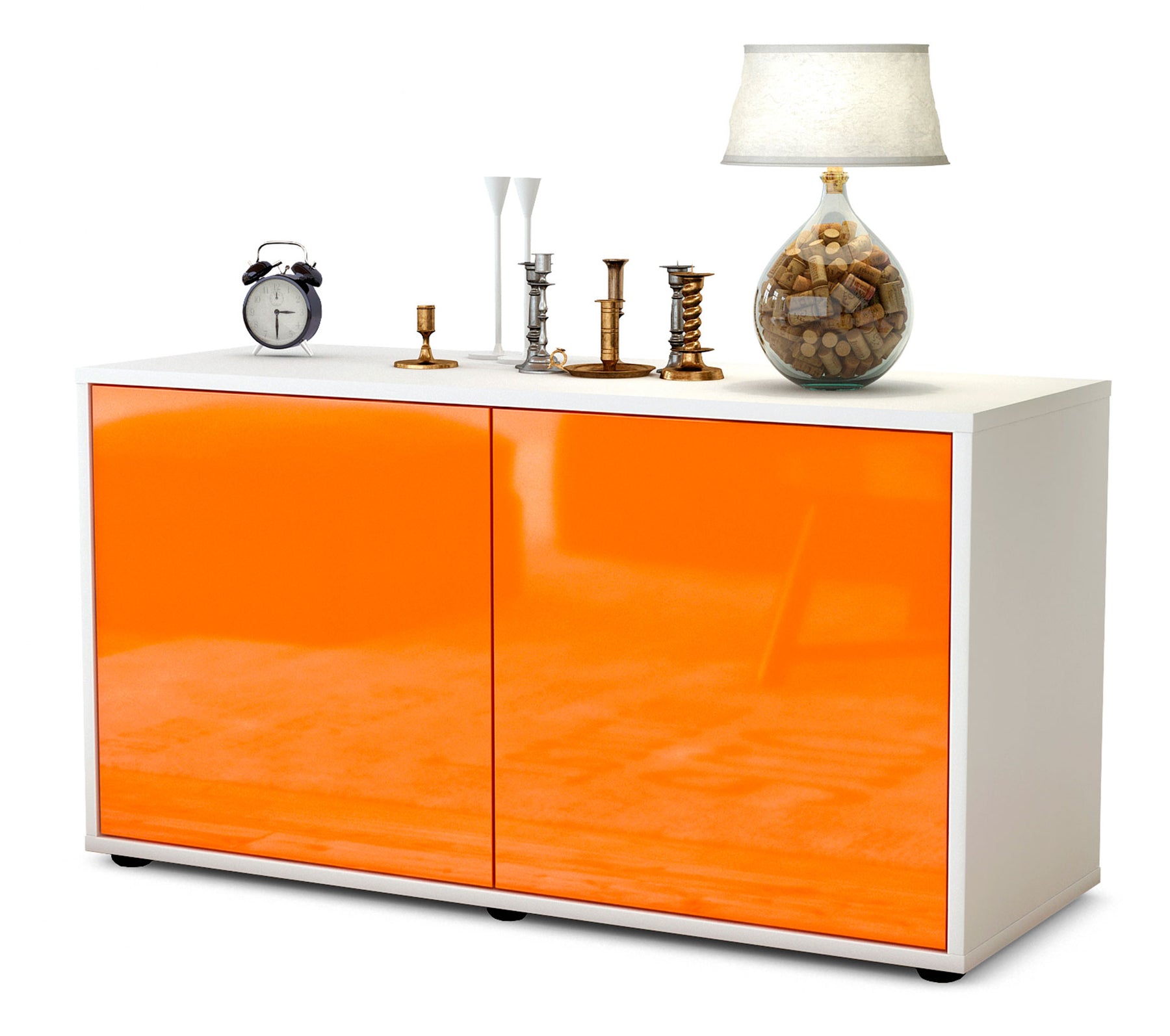 Lowboard Ada, Orange (92x49x35cm) - Stil.Zeit Möbel GmbH