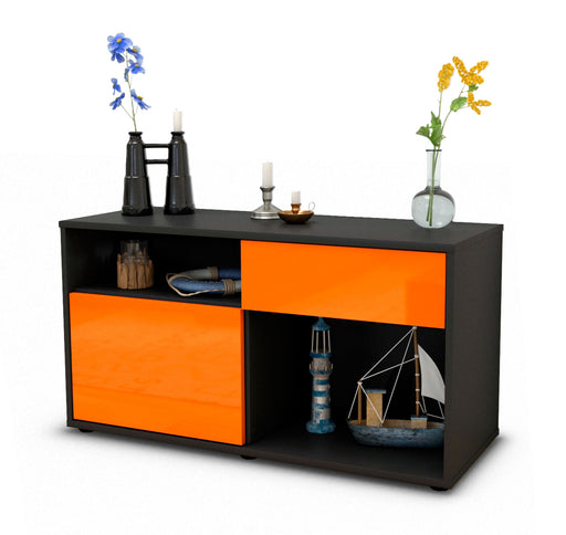 Lowboard Alecia, Orange (92x49x35cm) - Stil.Zeit Möbel GmbH