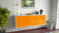 Lowboard Portland, Orange, hängend (136x49x35cm)