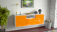 Lowboard Atlanta, Orange, hängend (136x49x35cm)