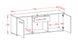 Lowboard Anella, Beton Maß ( 136x49x35cm) - Stil.Zeit Möbel GmbH