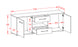 Lowboard Antonella, Beton Maß (136x49x35cm) - Stil.Zeit Möbel GmbH