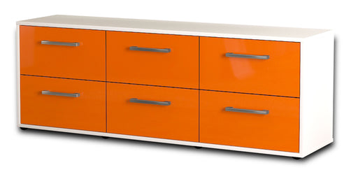 Lowboard Alva, Orange Studio ( 136x49x35cm) - Stil.Zeit Möbel GmbH