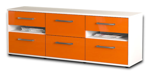 Lowboard Andrea, Orange Studio ( 136x49x35cm) - Stil.Zeit Möbel GmbH