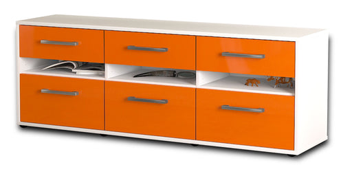 Lowboard Annalena, Orange Studio ( 136x49x35cm) - Stil.Zeit Möbel GmbH