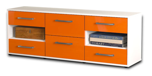 Lowboard Anni, Orange Studio ( 136x49x35cm) - Stil.Zeit Möbel GmbH