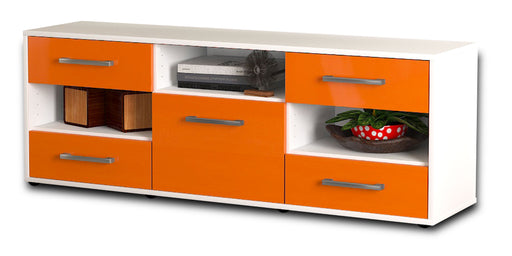 Lowboard Annina, Orange Studio ( 136x49x35cm) - Stil.Zeit Möbel GmbH
