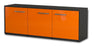 Lowboard Allegra, Orange Studio (136x49x35cm) - Stil.Zeit Möbel GmbH