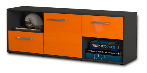 Lowboard Ambra, Orange Studio (136x49x35cm) - Stil.Zeit Möbel GmbH