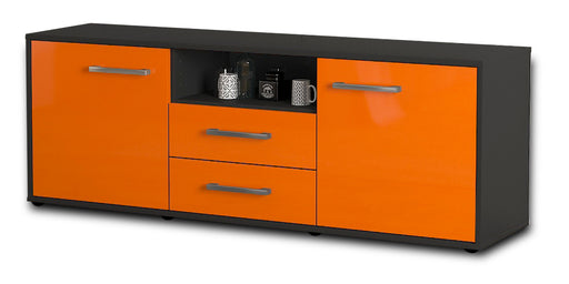 Lowboard Ameriga, Orange Studio (136x49x35cm) - Stil.Zeit Möbel GmbH
