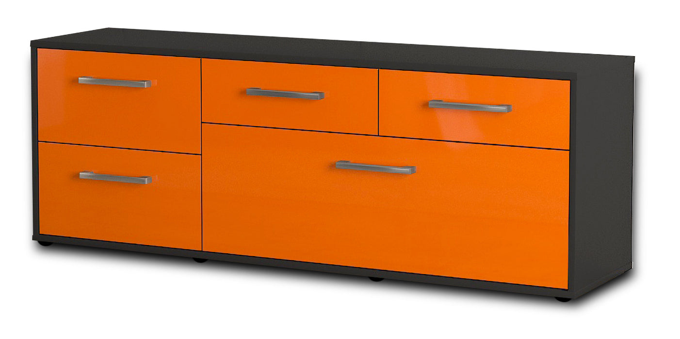 Lowboard Anais, Orange Studio (136x49x35cm) - Stil.Zeit Möbel GmbH