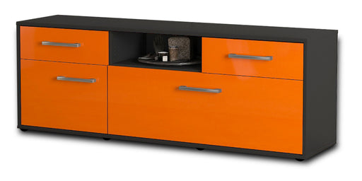 Lowboard Anita, Orange Studio (136x49x35cm) - Stil.Zeit Möbel GmbH