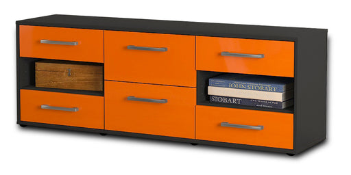Lowboard Anni, Orange Studio (136x49x35cm) - Stil.Zeit Möbel GmbH