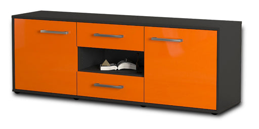Lowboard Antonella, Orange Studio (136x49x35cm) - Stil.Zeit Möbel GmbH
