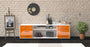 Lowboard Belinda, Orange Front (180x49x35cm) - Stil.Zeit Möbel GmbH