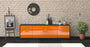 Lowboard Beppa, Orange Front (180x49x35cm) - Stil.Zeit Möbel GmbH