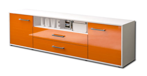 Lowboard Armanda, Orange Studio (180x49x35cm) - Stil.Zeit Möbel GmbH