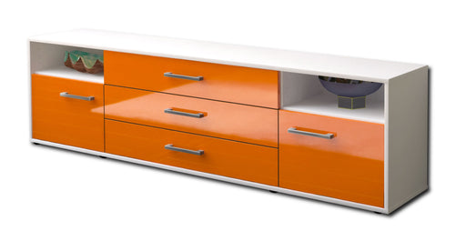 Lowboard Bettina, Orange Studio (180x49x35cm) - Stil.Zeit Möbel GmbH