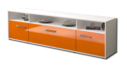 Lowboard BIANCA, Orange Studio (180x49x35cm) - Stil.Zeit Möbel GmbH