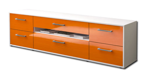 Lowboard Bjonda, Orange Studio (180x49x35cm) - Stil.Zeit Möbel GmbH