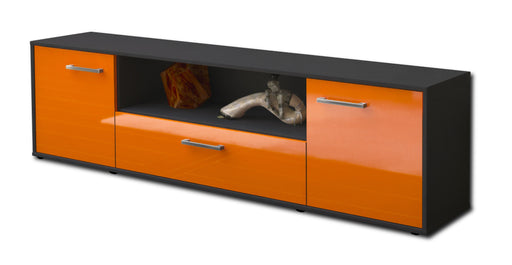 Lowboard Arbnora, Orange Studio (180x49x35cm) - Stil.Zeit Möbel GmbH