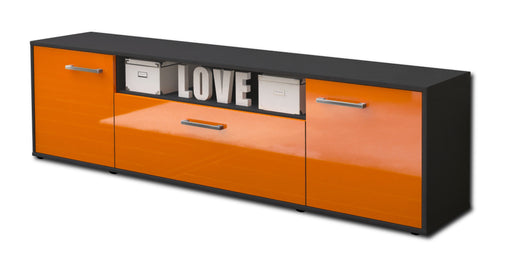 Lowboard Ariana, Orange Studio (180x49x35cm) - Stil.Zeit Möbel GmbH