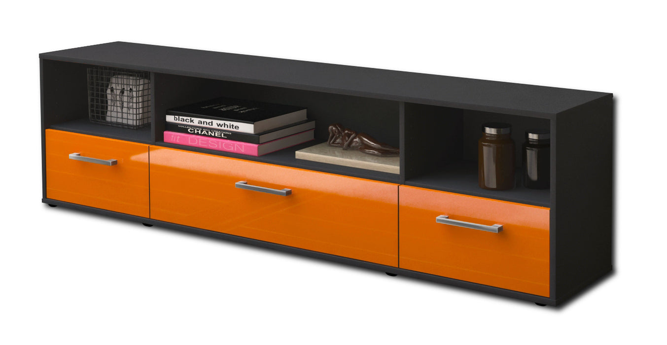 Lowboard Aurelia, Orange Studio (180x49x35cm) - Stil.Zeit Möbel GmbH