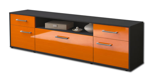 Lowboard Bernadetta, Orange Studio (180x49x35cm) - Stil.Zeit Möbel GmbH