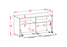 Lowboard stehend mit Griffen Alegra, Beton Maß ( 92x49x35cm) - Stil.Zeit Möbel GmbH