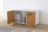 Lowboard stehend mit Griffen Ada, Walnuss Offen ( 92x49x35cm) - Stil.Zeit Möbel GmbH