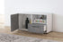 Lowboard stehend mit Griffen Adriana, Beton Offen ( 92x49x35cm) - Stil.Zeit Möbel GmbH