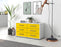 Lowboard stehend mit Griffen Alfonsa, Gelb Seite ( 92x49x35cm) - Stil.Zeit Möbel GmbH