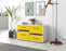 Lowboard stehend mit Griffen Alina, Gelb Seite ( 92x49x35cm) - Stil.Zeit Möbel GmbH