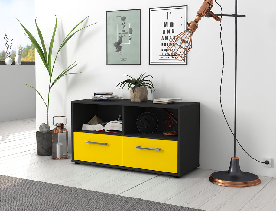 Lowboard stehend mit Griffen Aeon, Orange Seite ( 92x49x35cm) - Stil.Zeit Möbel GmbH