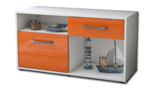 Lowboard stehend mit Griffen Alecia, Orange Studio ( 92x49x35cm) - Stil.Zeit Möbel GmbH