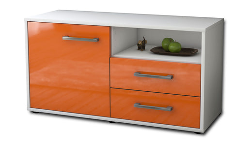 Lowboard stehend mit Griffen Alessia, Orange Studio ( 92x49x35cm) - Stil.Zeit Möbel GmbH
