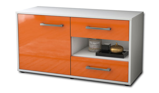 Lowboard stehend mit Griffen Aleyna, Orange Studio ( 92x49x35cm) - Stil.Zeit Möbel GmbH