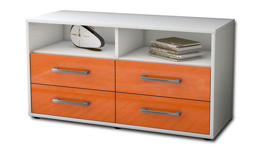 Lowboard stehend mit Griffen Alia, Orange Studio ( 92x49x35cm) - Stil.Zeit Möbel GmbH