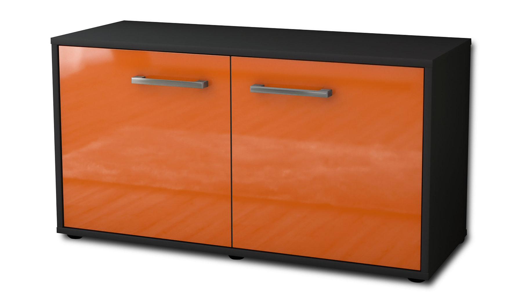 Lowboard stehend mit Griffen Ada, Orange Studio ( 92x49x35cm) - Stil.Zeit Möbel GmbH