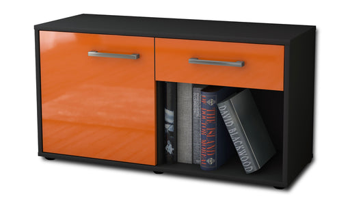 Lowboard stehend mit Griffen Alberina, Orange Studio ( 92x49x35cm) - Stil.Zeit Möbel GmbH