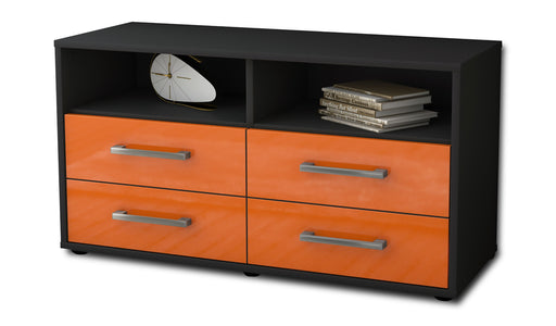 Lowboard stehend mit Griffen Alia, Orange Studio ( 92x49x35cm) - Stil.Zeit Möbel GmbH