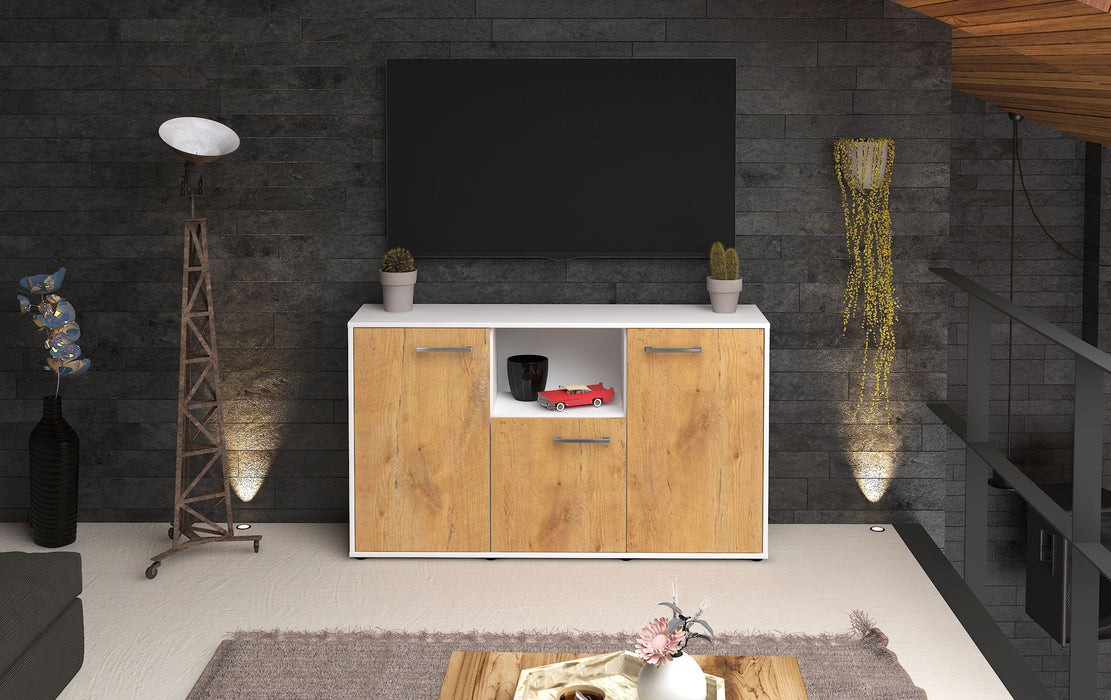 Sideboard Demetria, Eiche Front ( 136x79x35cm) - Stil.Zeit Möbel GmbH