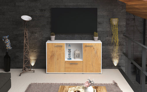 Sideboard Dhonna, Eiche Front ( 136x79x35cm) - Stil.Zeit Möbel GmbH