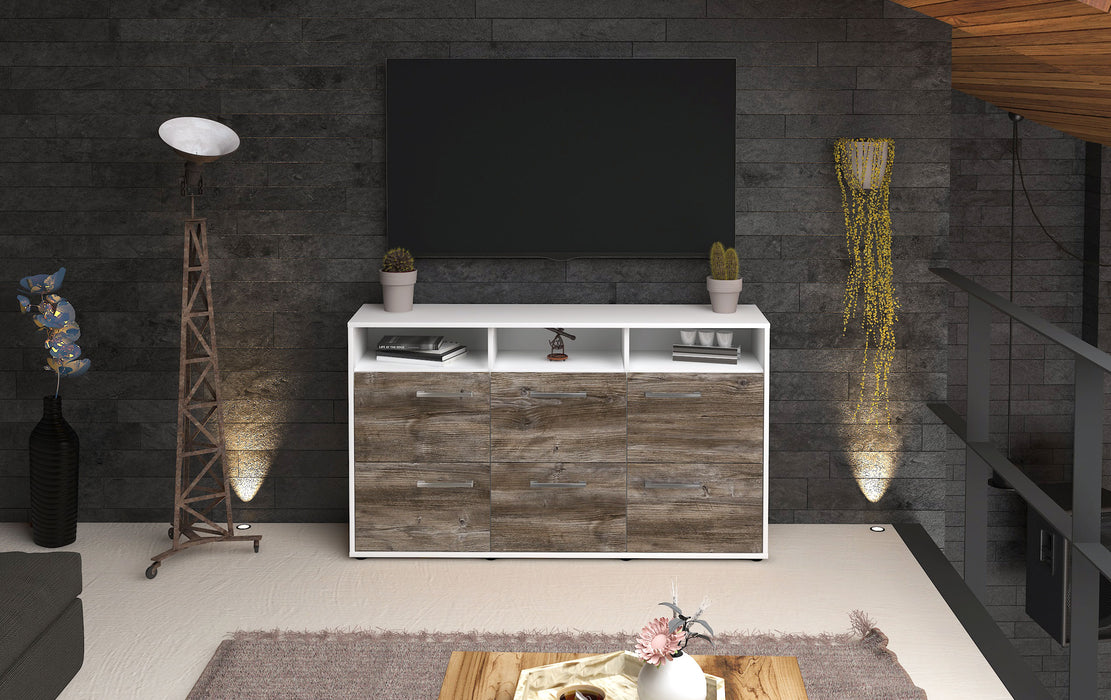 Sideboard Dilara, Treibholz Front ( 136x79x35cm) - Stil.Zeit Möbel GmbH