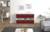 Sideboard Diletta, Bordeaux Front ( 136x79x35cm) - Stil.Zeit Möbel GmbH