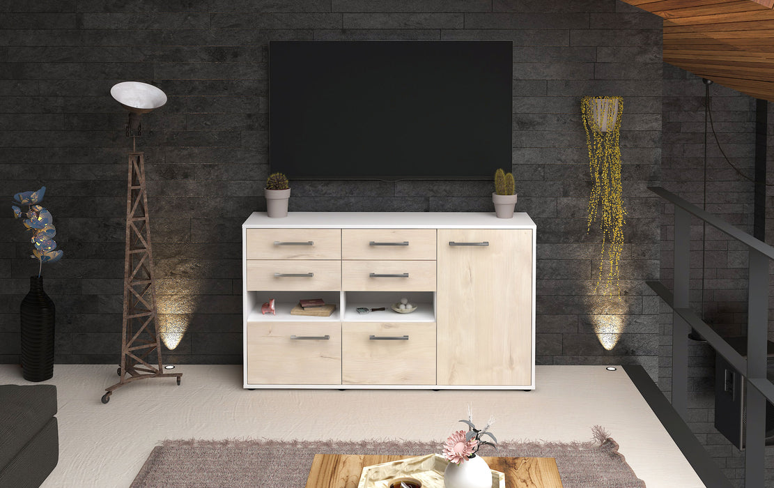 Sideboard Domi, Zeder Front ( 136x79x35cm) - Stil.Zeit Möbel GmbH